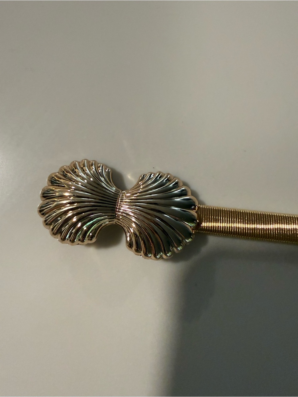 Gold Shell-Detail Women's Belt